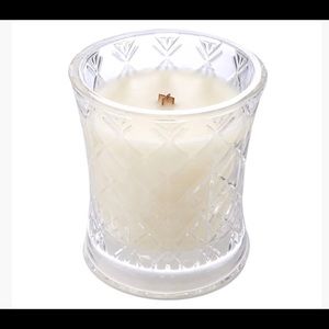 WOODWICK NEW Black Oud Glass Candle